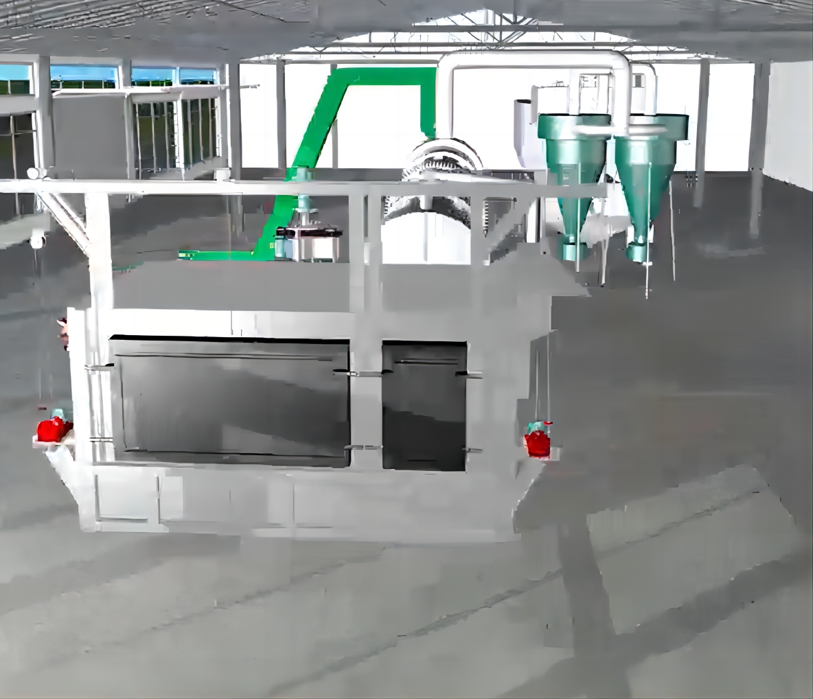 فرن جانبي لحرق خردة الألومنيوم