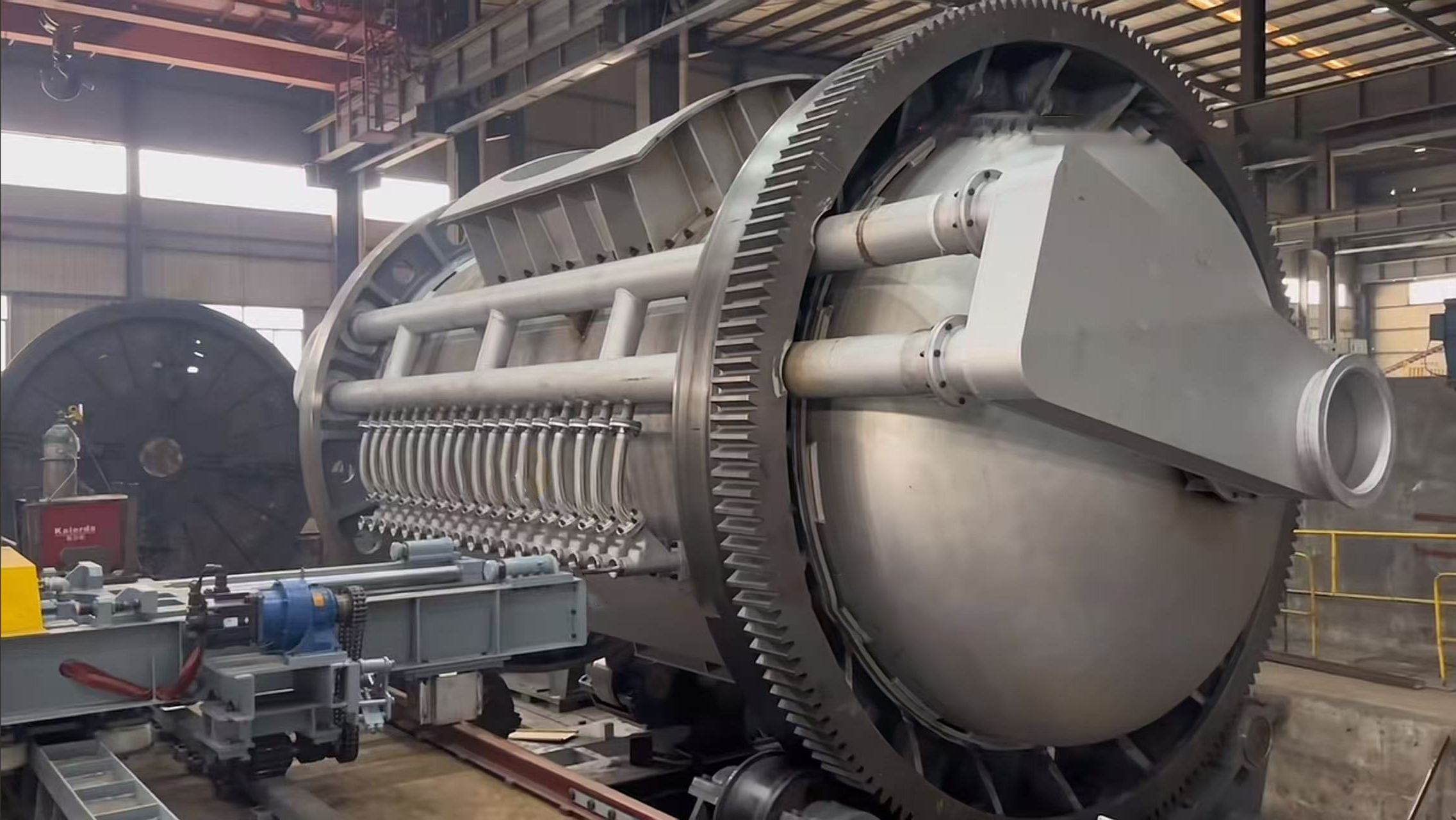 فرن نفخ أفقي (محول P-S)