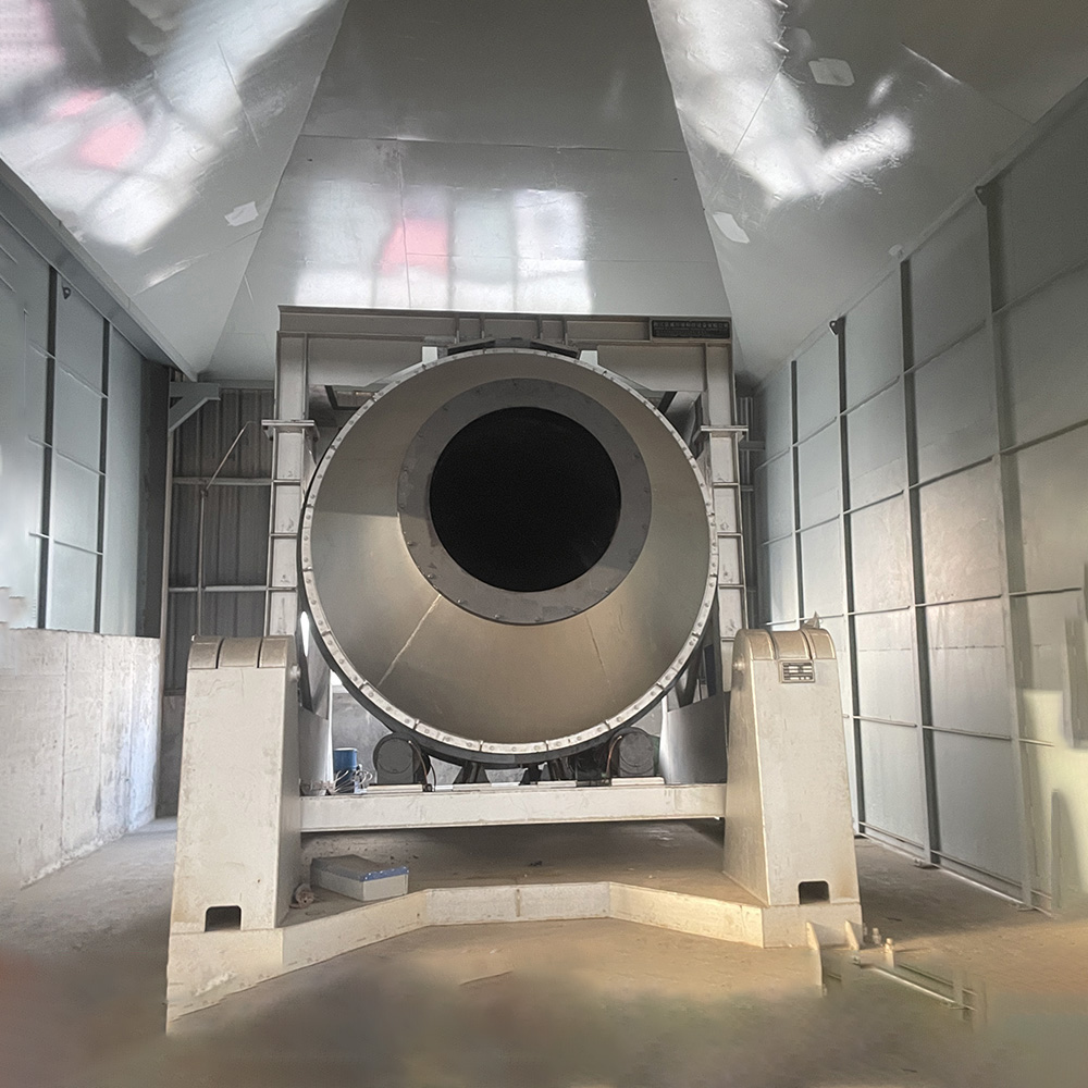 فرن دوار من الألومنيوم قابل للإمالة